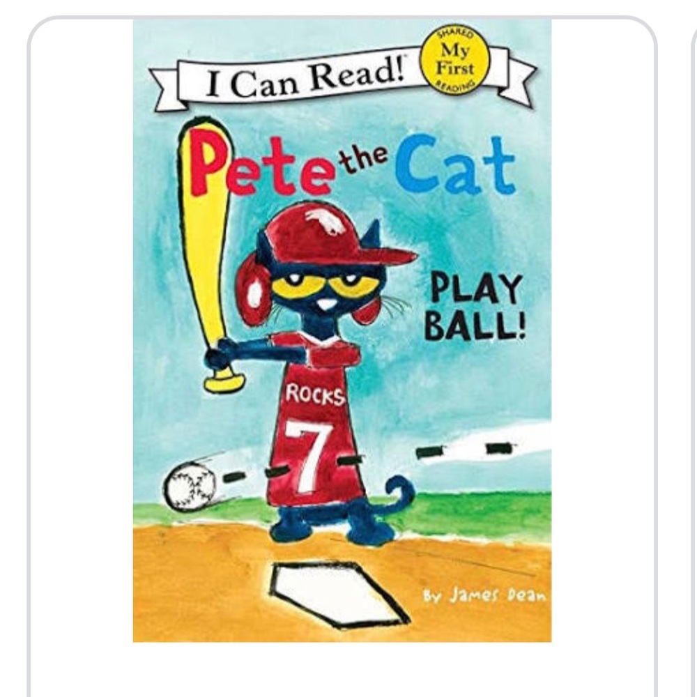 🌻4/$20 I Can Read! Pete The Cat Play Ball! Book